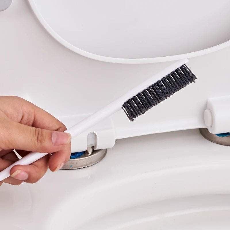 2 In 1 Silicone Toilet Brush With Holder