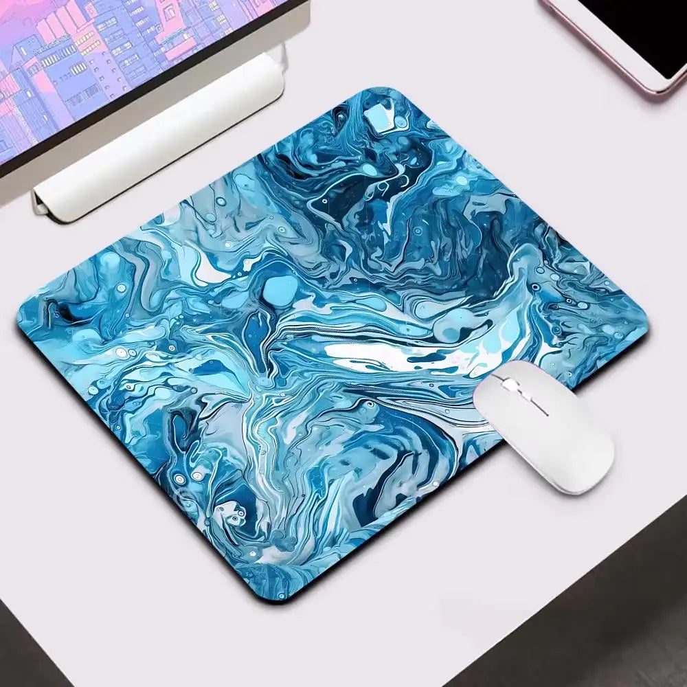 Fluid Pattern Desk Mouse Pad