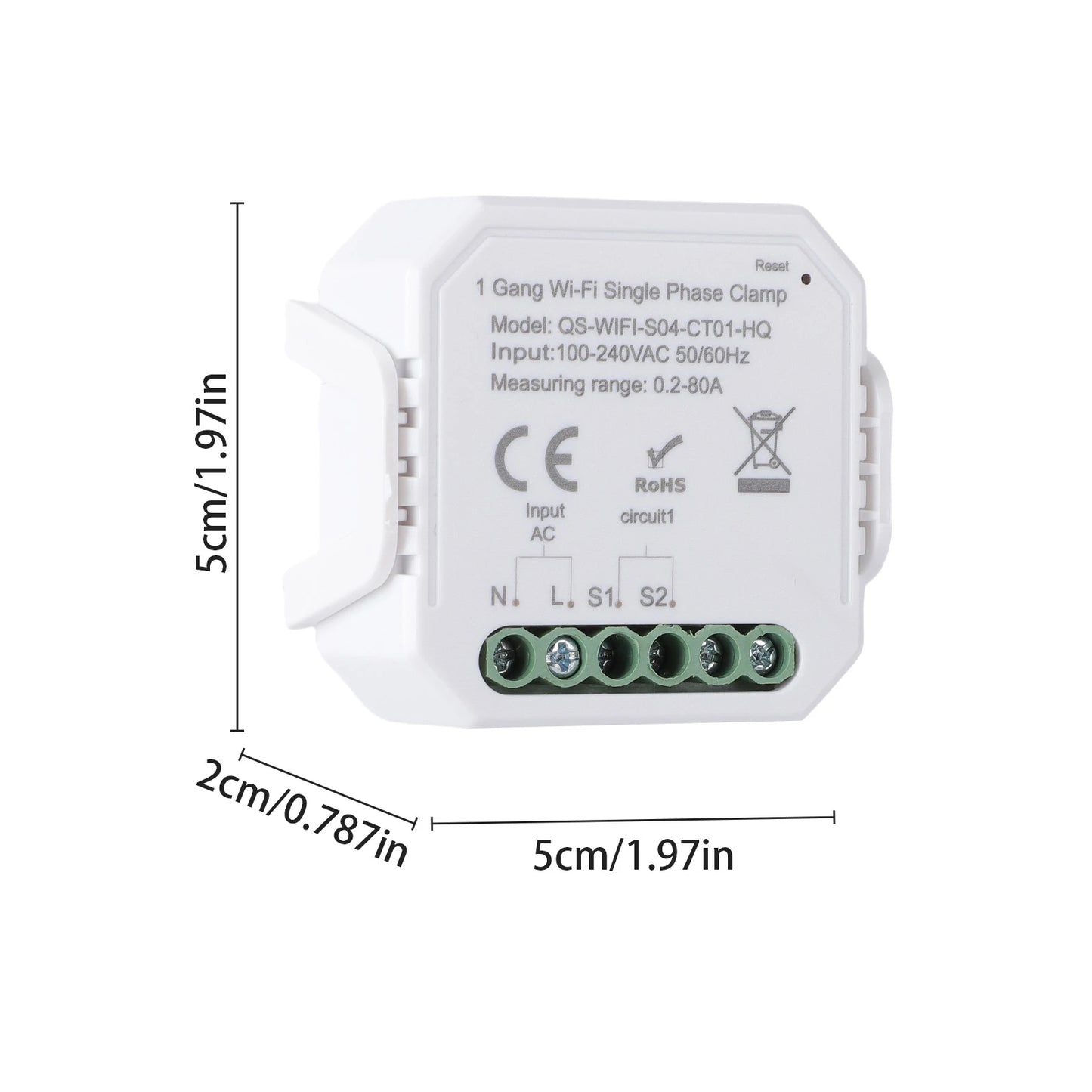 Smart WiFi Energy Monitor Single Phase Meter