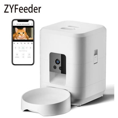 Smart Wi-Fi Pet Feeder with Camera