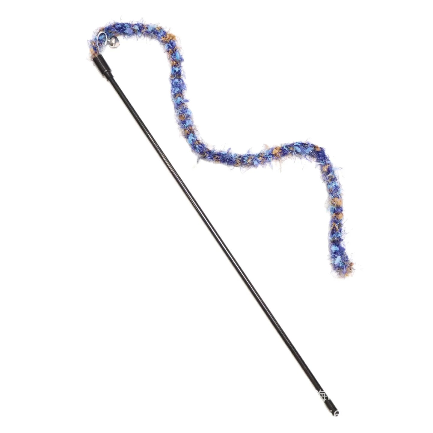 Colorful Plush Rope Cat Teaser Wand Set