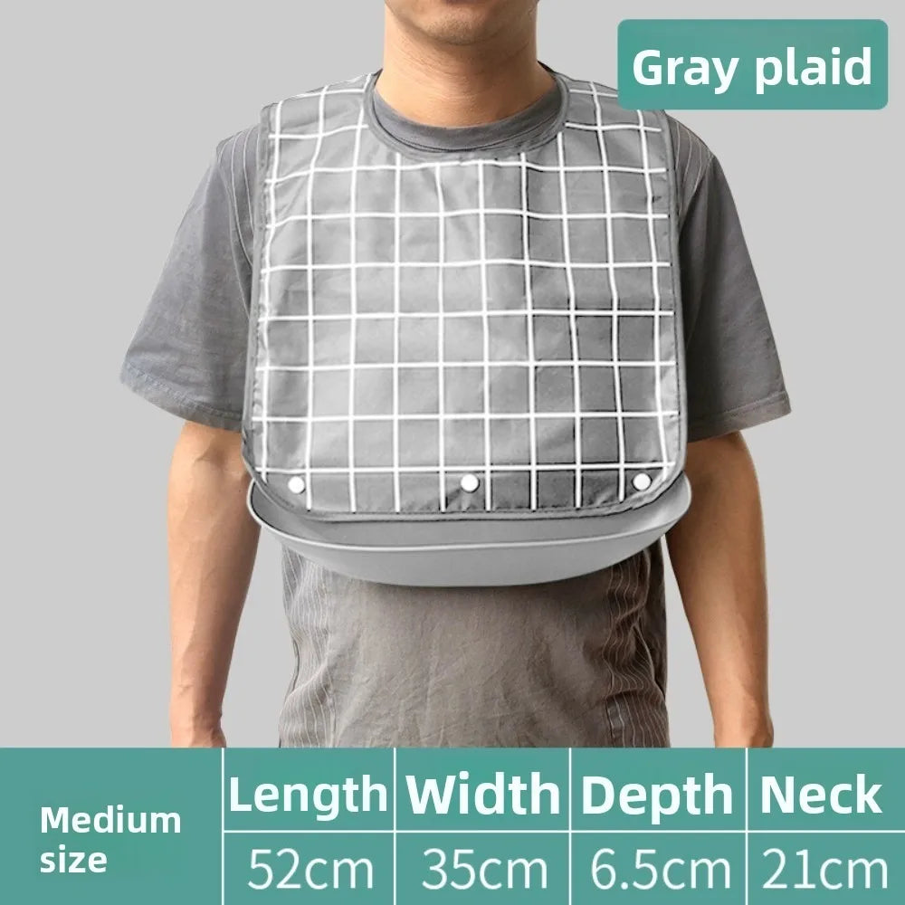 Waterproof Washable Adult Mealtime Bib