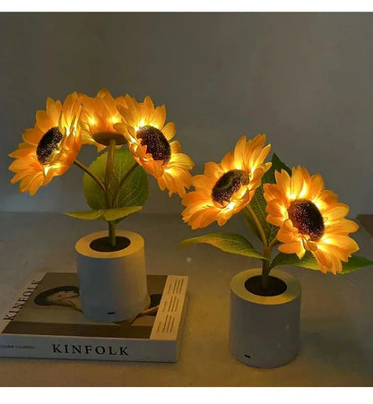 Rechargeable Sunflower LED Night Light