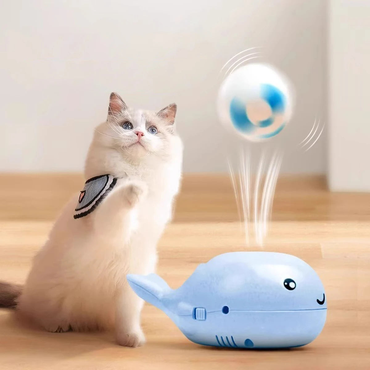 Interactive Floating Ball Cat Toy