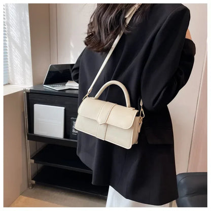 Vintage PU Leather Satchel Shoulder Bag
