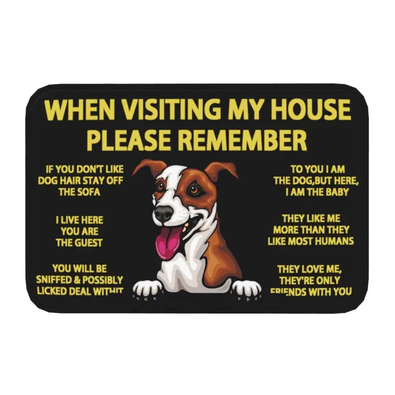 Bull Terrier Non-Slip Door Mat