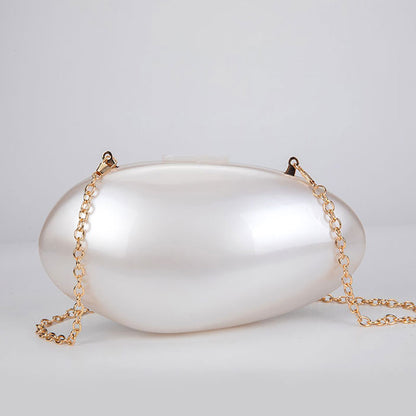 Pearl Acrylic Evening Bag