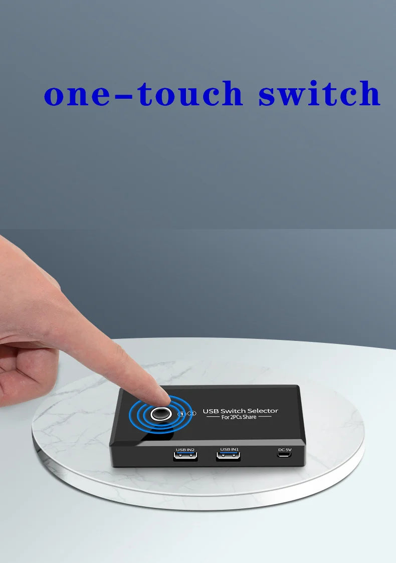 USB 3.0 Sharing Switch for 2 Computers