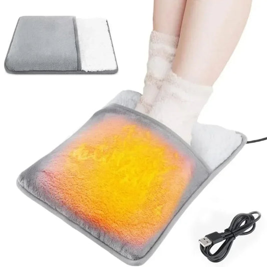 USB Foot Warmer Plush Heating Foot Cover