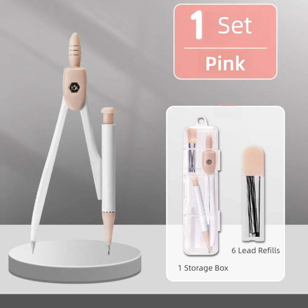 Transparent Geometry Ruler Set