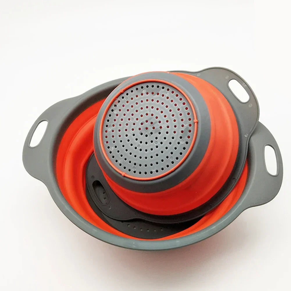 Foldable Fruit & Vegetable Drain Basket