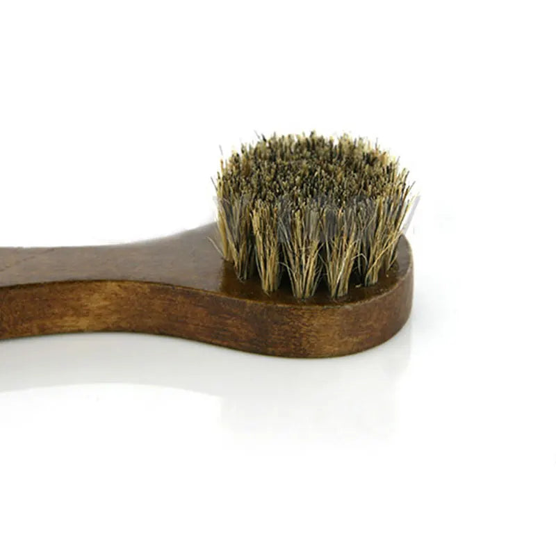 Long Handle Horsehair Shoe Brush
