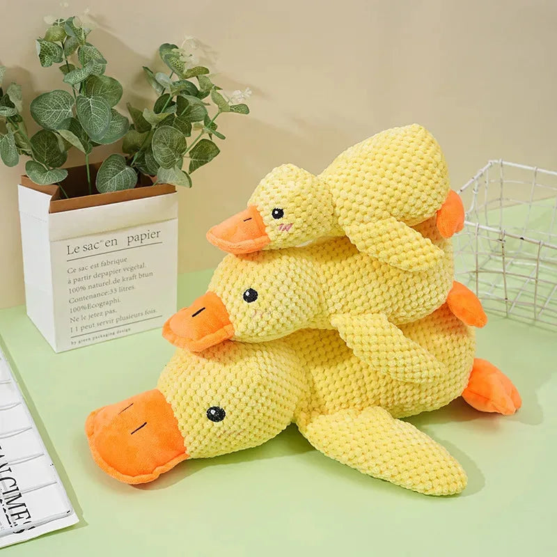 Calming Duck Plush Dog Toy