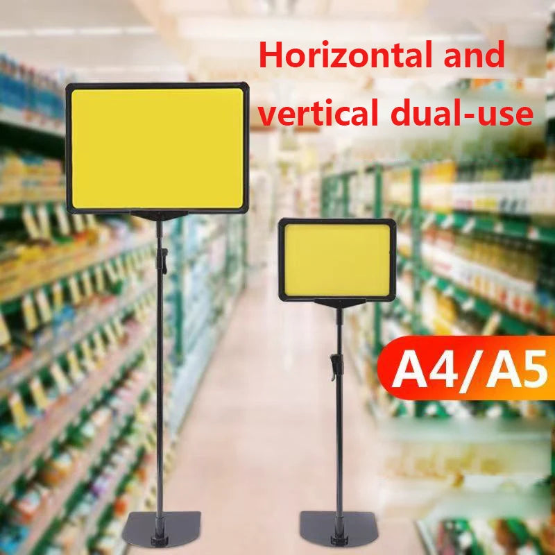 Adjustable Retail Price Display Stand