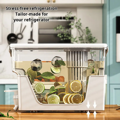 3.5L Refrigerator Water Pitcher with Faucet