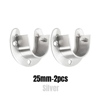 304 Stainless Steel Wardrobe Rod Brackets