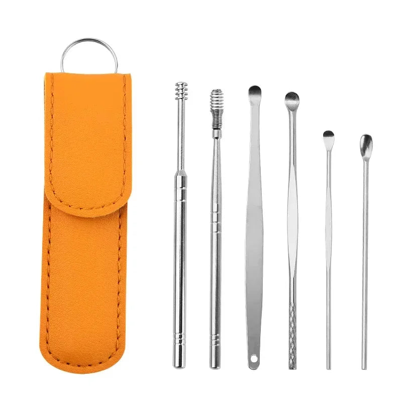 Stainless Steel Ear Wax Cleaner Set