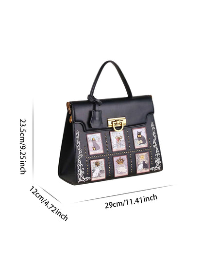 Embroidered Dream House Women’s Handbag