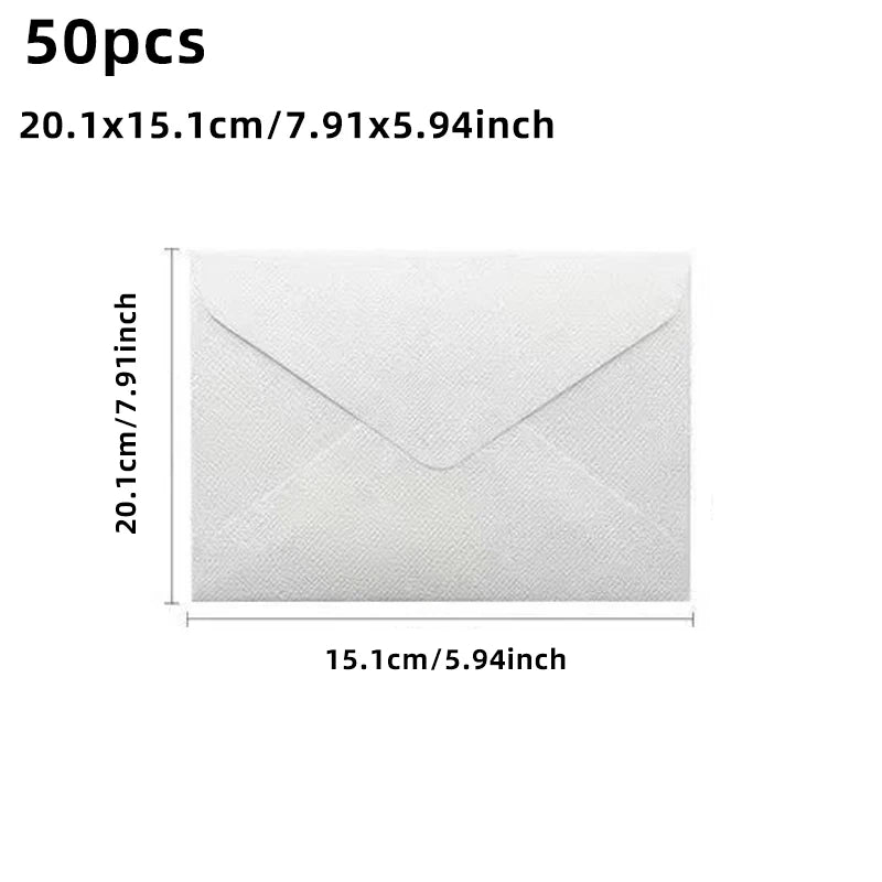 Luxury Invitation & Gift Envelopes – 120g/250g Textured Paper