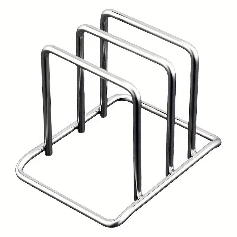 Stainless Steel Pot Lid & Cutting Board Organiser