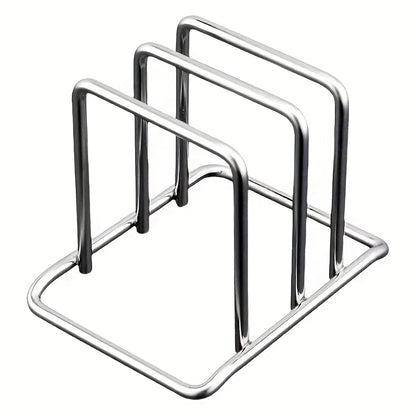 Stainless Steel Pot Lid & Cutting Board Organiser