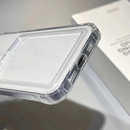 Clear Card Pocket Phone Case for iPhone