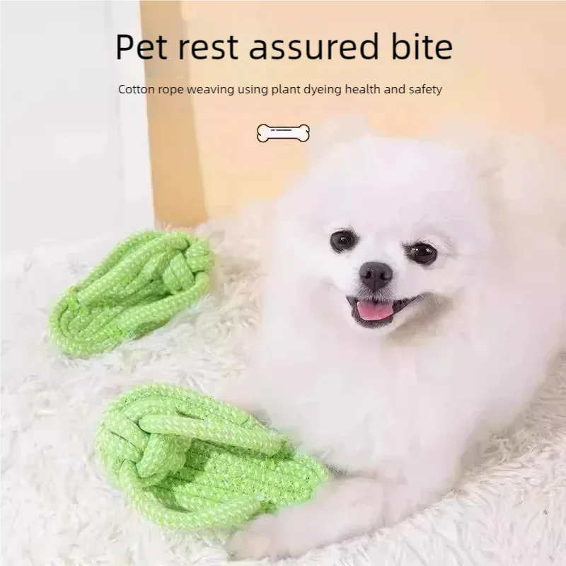 Cotton Rope Slipper Dog Chew Toy
