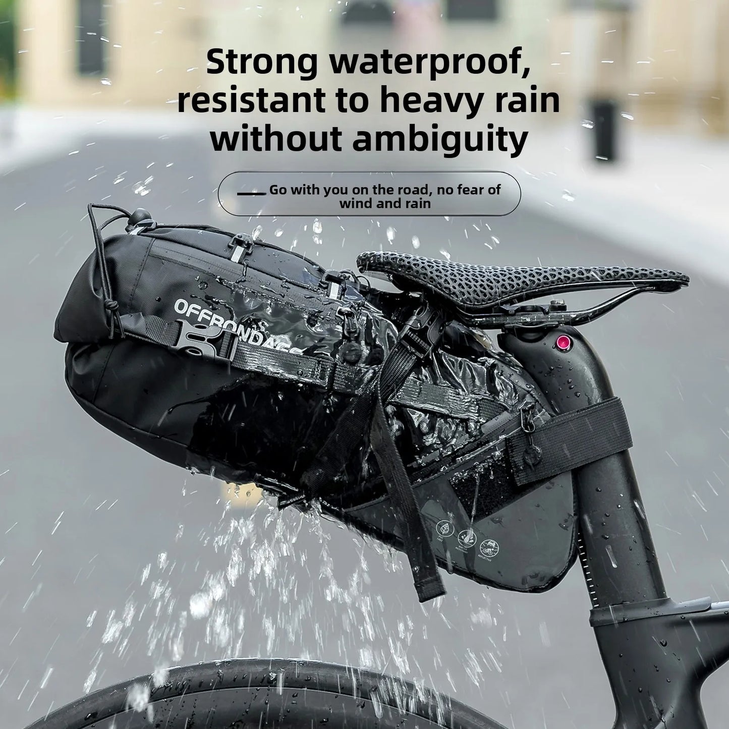 Waterproof Bicycle Saddle Bag 15L