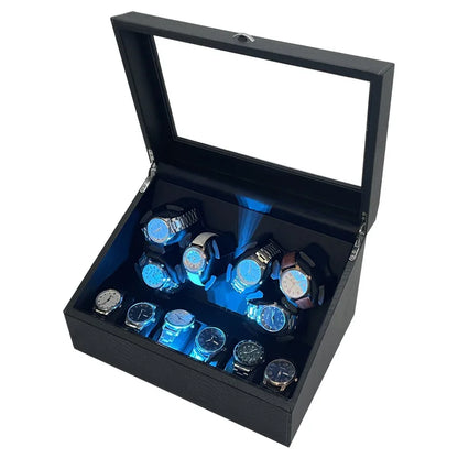6 Slot Automatic Watch Winder Box