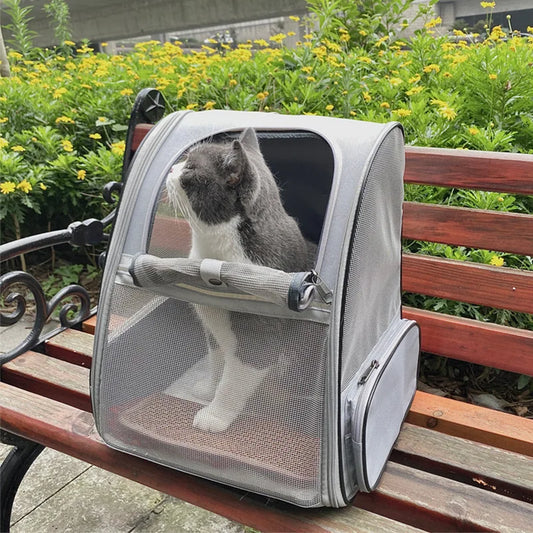 Portable Breathable Cat Travel Backpack