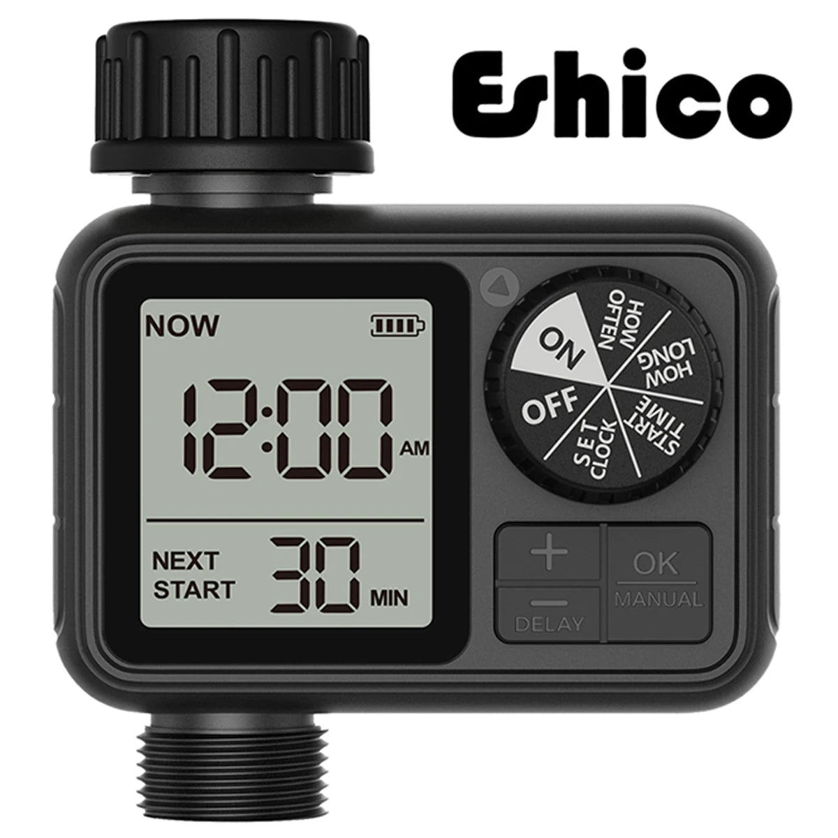 Programmable Automatic Irrigation Timer for Garden Hoses