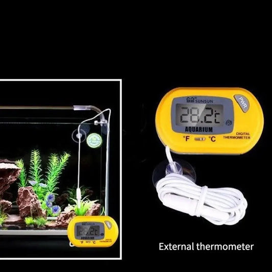 Waterproof LCD Fish Tank & Reptile Habitat Thermometer