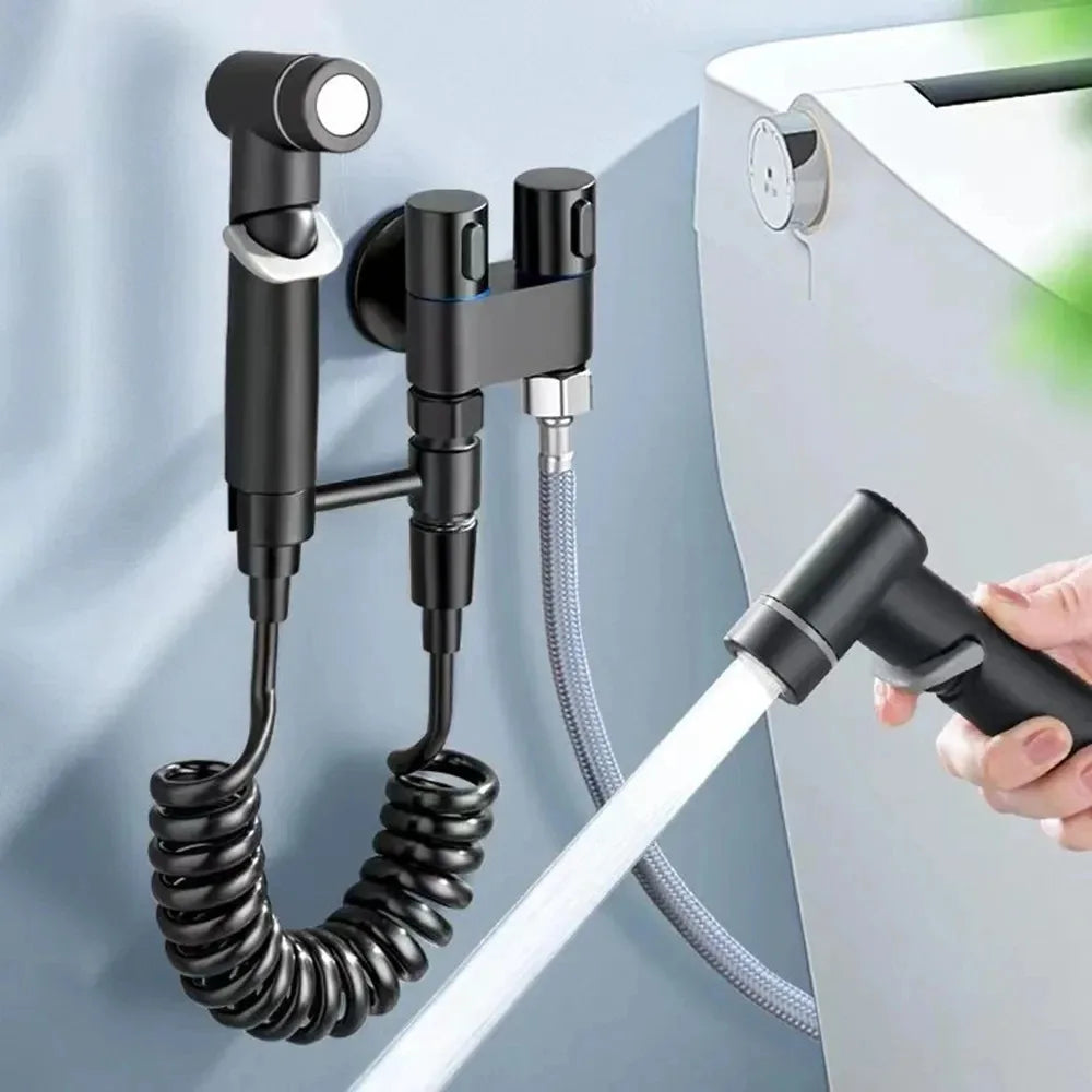 Handheld Toilet Bidet Sprayer Cleaning Set