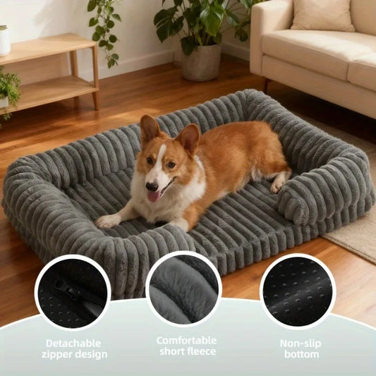 Warm Washable Pet Sofa Bed for Dogs & Cats