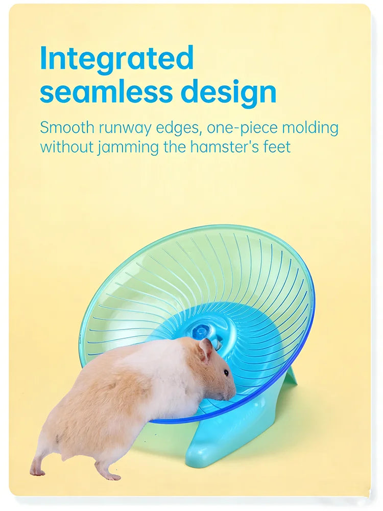 Silent Flying Saucer Hamster Exercise Wheel