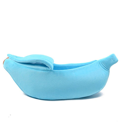 Funny Banana Pet Bed House for Cats & Small Dogs