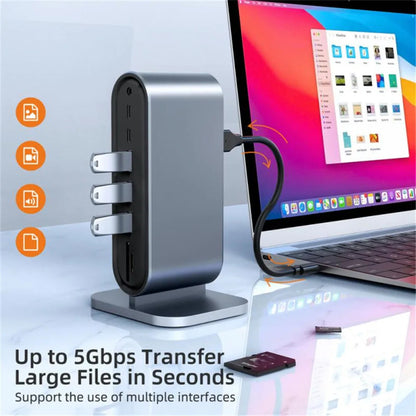 USB-C Docking Station – Up to 12-in-1 Hub