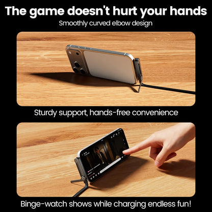 65W USB Fast Charging Cable with Phone Holder