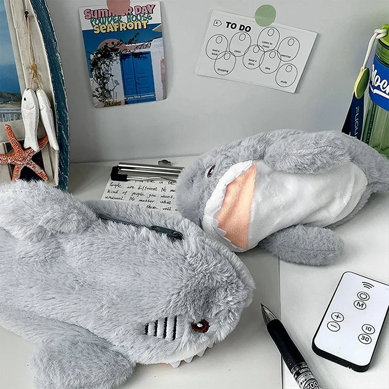 Plush Shark Pencil Case