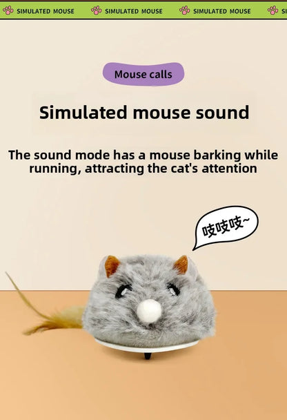 Interactive Moving Mouse Cat Toy
