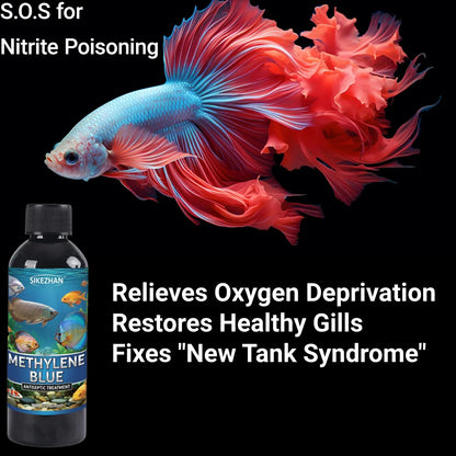 Aquarium Methylene Blue Water Conditioner for Freshwater Fish & Turtles