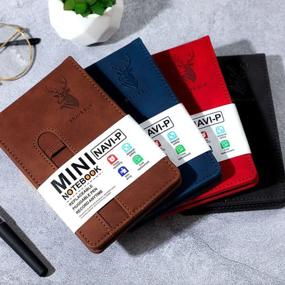 A7 Leather Pocket Notebook Set