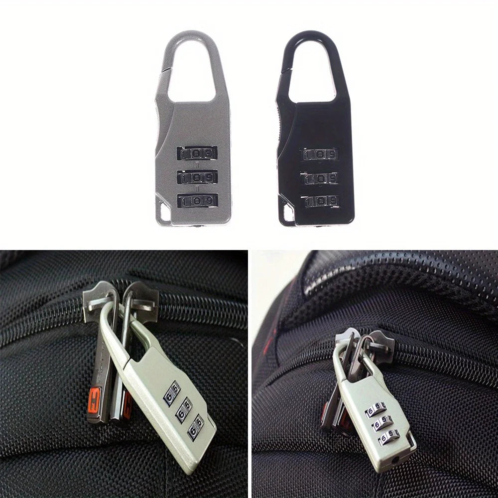Mini Travel Combination Padlock Set