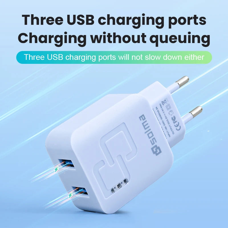 20W Dual USB Travel Wall Charger
