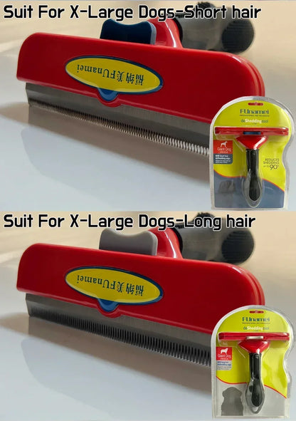 Pet Deshedding Grooming Comb for Cats & Dogs