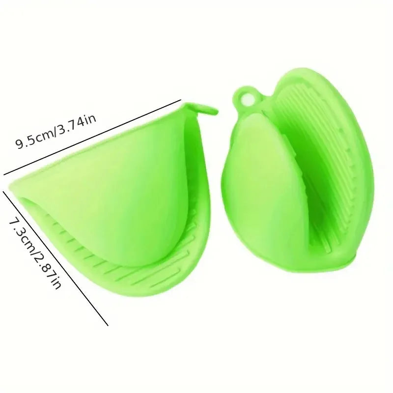 2-Pack Silicone Heat Resistant Pot Holder Gloves