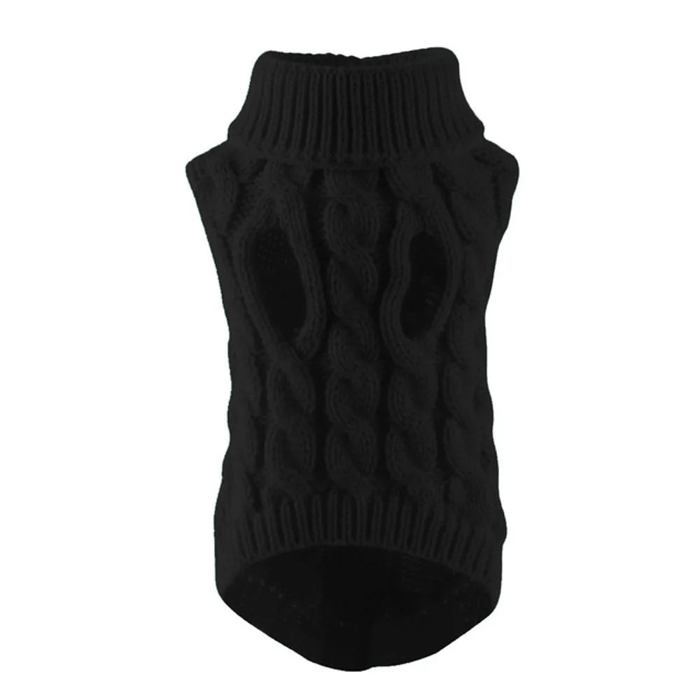 Warm Knitted Pet Jumper for Small and Medium Dogs