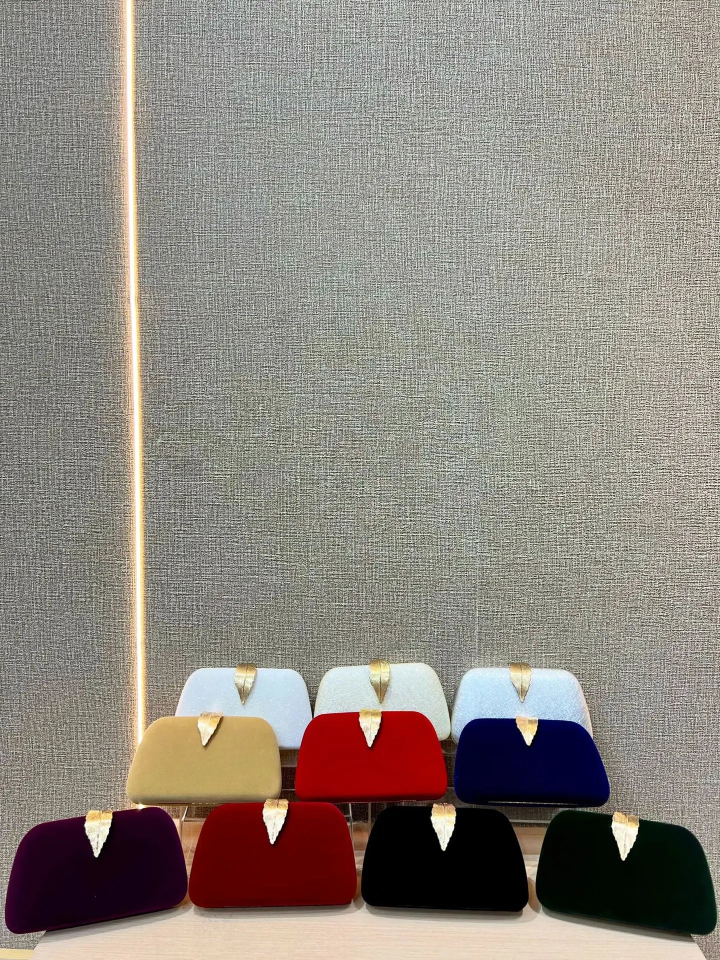 Velvet Evening Clutch Bag