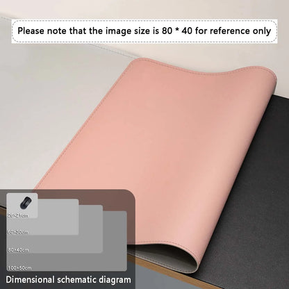 Large PU Leather Desk Mat & Mouse Pad
