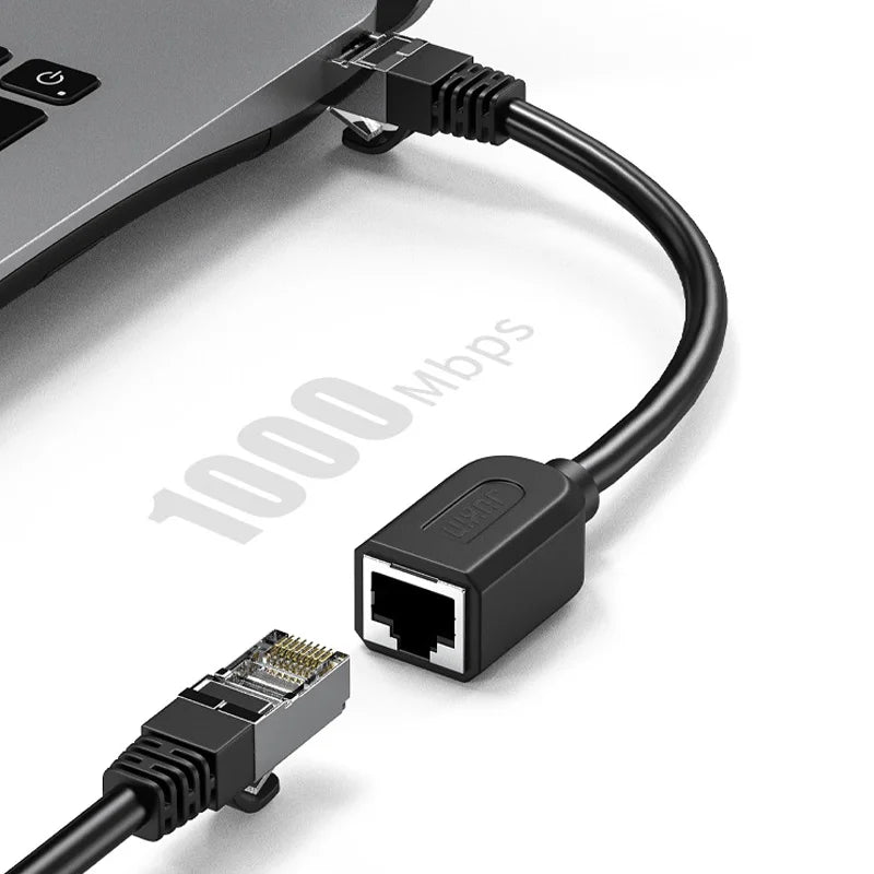Cat6 90° RJ45 Ethernet Extension Cable